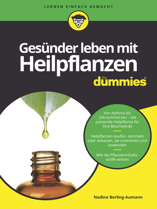 Title details for Gesünder leben mit Heilpflanzen für Dummies by Nadine Berling-Aumann - Available